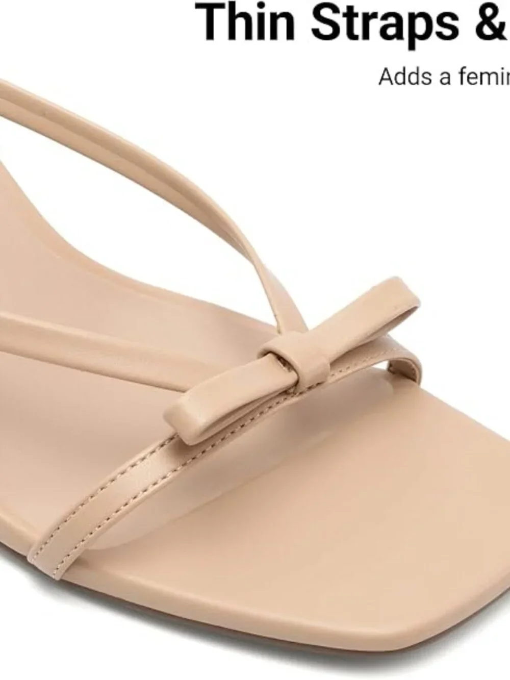 Women’s Comfort Bow Kitten Heel Sandals
